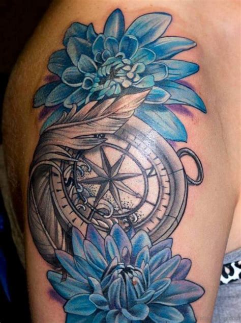 63 Elegant Compass Tattoos For Shoulder - Tattoo Designs – TattoosBag.com