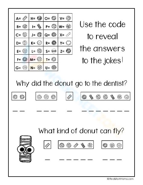 Crack The Code Puzzle Worksheet