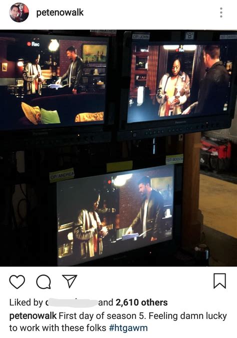 Behind the Scenes from Pete Nowalk on Instagram... What do you guys think? : r/htgawm