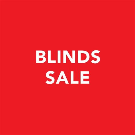 Blinds Sale