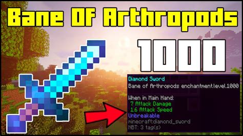 How To Get A Bane of Arthropods 1,000 Sword In Minecraft 1.16.5! (2024) - YouTube