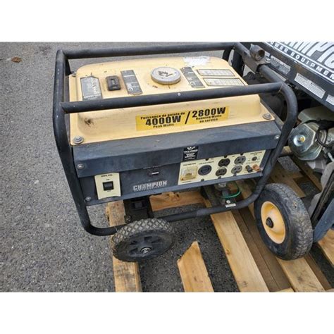 Champion 4000 peak Watt generator as is - Big Valley Auction