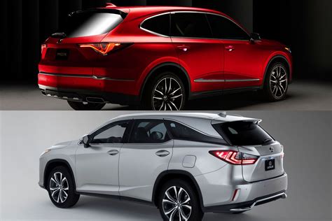 Tale of the Tape: 2022 Acura MDX vs. 2021 Lexus RX 350L | Driving