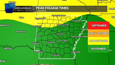 Arkansas Storm Team Weather Blog: Leaves are changing early across central Arkansas, here’s why ...