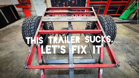 Budget Harbor Freight Off-Road Trailer Build. Making An Overland ...