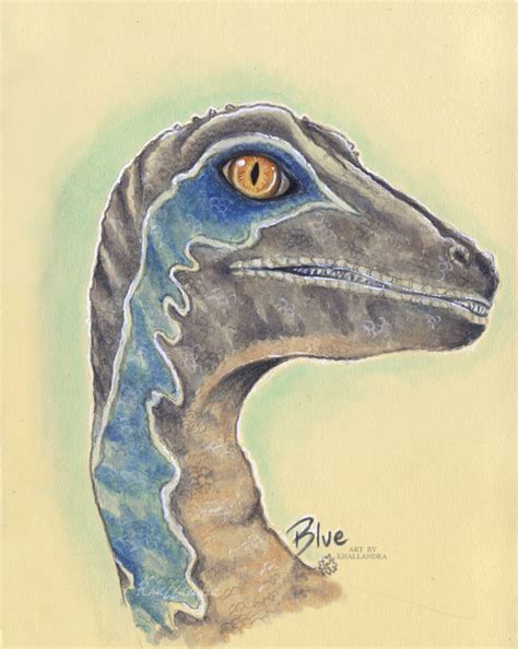 Jurassic World Blue Fanart by Khallandra on DeviantArt