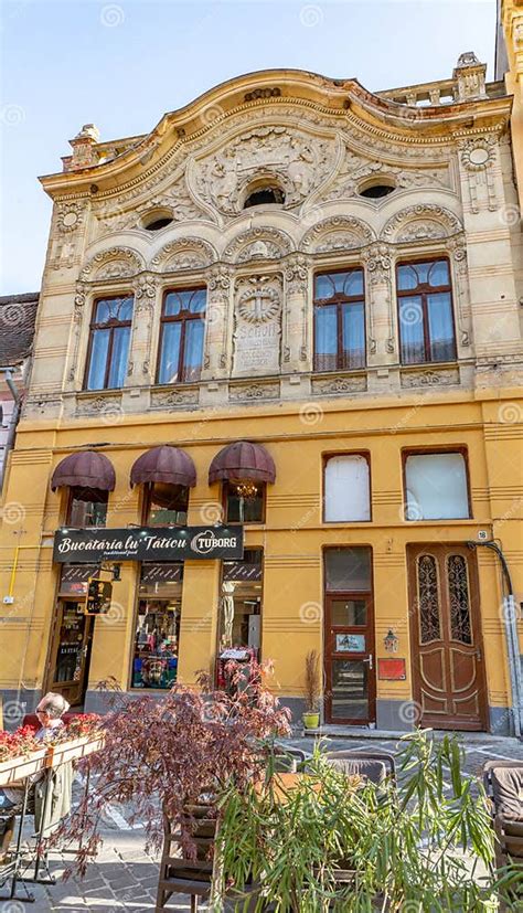 Hotel in the Center of Old Brasov, Romania Editorial Stock Photo - Image of coast, judge: 130325258