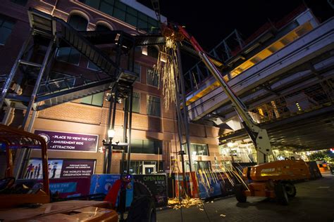 Fly Linq zip line on the Las Vegas Strip nears opening — TIMELAPSE ...