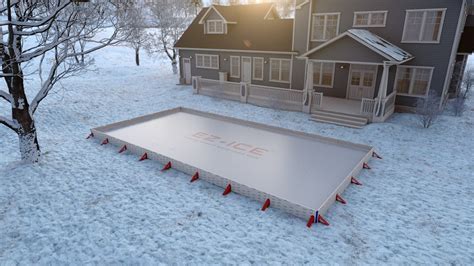 EZ ICE: The 60 Minute Backyard Rink ™ - YouTube