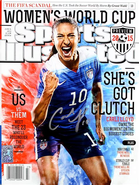 Carli Lloyd Autographed June 2015 Sports Illustrated Magazine