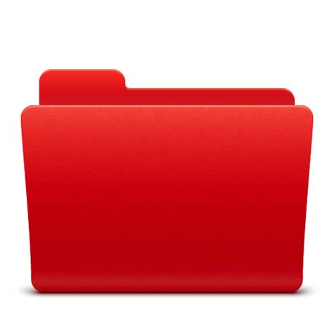 7 Red Folder Icon Images - Red File Folder Icon, Red File Folder Icon ...