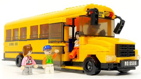 Lego® Custom Instructions Flat School Bus | ubicaciondepersonas.cdmx.gob.mx