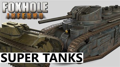 SUPER TANKS! - Foxhole 1.0 Preview - YouTube