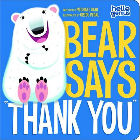 Bear Says "thank You" (Board Book) - Walmart.com - Walmart.com