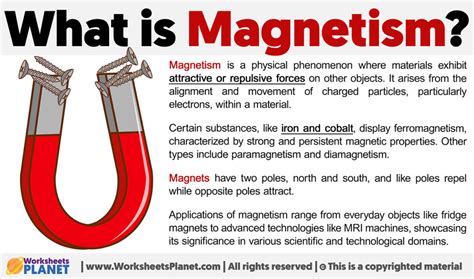 What is Magnetism | Definition of Magnetism