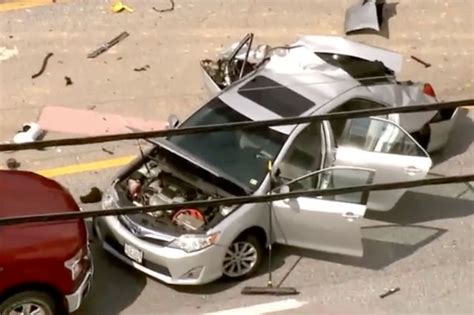 Seven hurt after school bus taking students home crashes on busy Maryland highway