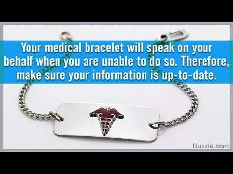 Benefits of Wearing a Medical ID Bracelet That Can Save Your Life | Medical id bracelets ...