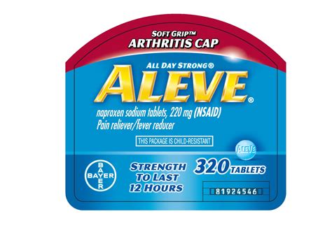 Product Images Aleve Easy Open Arthritis Cap Photos - Packaging, Labels & Appearance