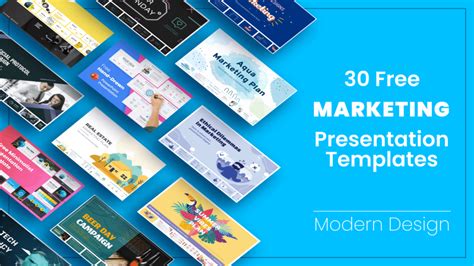 30 Free Marketing Presentation Templates with Modern Design