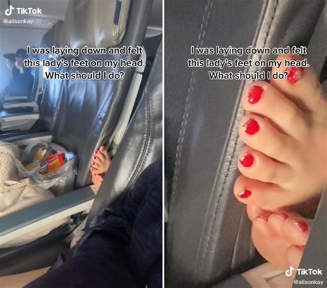 Airline traveller is horrified after discovering passenger placing bare ...