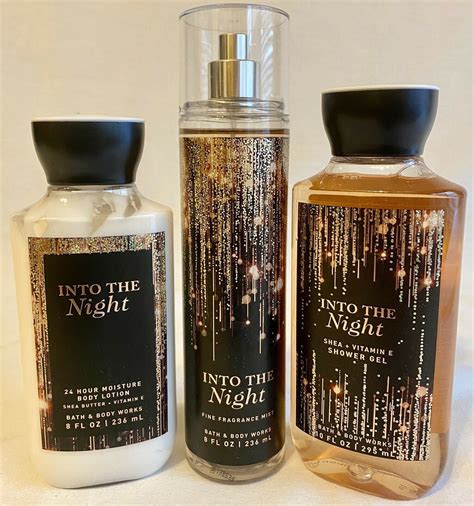 INTO THE NIGHT BATH & BODY WORKS LOTION SHOWER GEL WASH SPRAY MIST 3 pc set New | eBay | Bath n ...