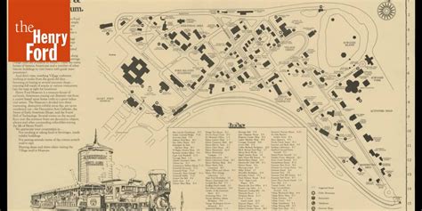 Guide Map and Brochure, "Planning Your Visit to Greenfield Village ...