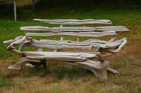 driftwood bench | Flickr - Photo Sharing!