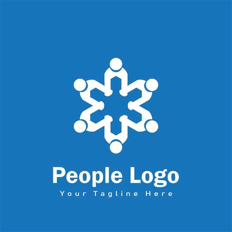 people logo design symbol 13129822 Vector Art at Vecteezy