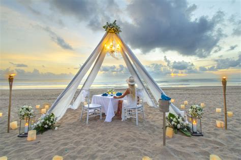 Bali Private Romantic Dinner | On The Beach - Bali Mandira Beach Resort