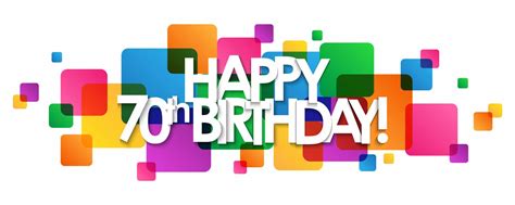 HAPPY 70th BIRTHDAY! colorful typography banner » American Institute of Building Design (AIBD)