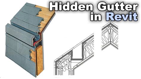 Hidden Gutter in Revit Tutorial - YouTube