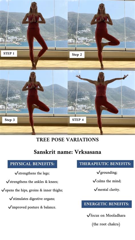 Variations benefits of Vrksasana -tree pose. #yoga #yogaforbeginners #yogateacher #yogaphotos # ...