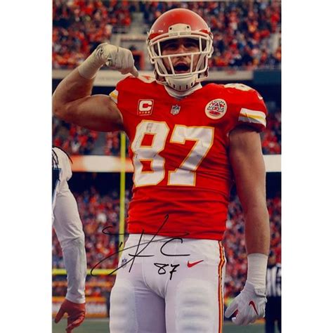 Autograph Signed Travis Kelce Photo