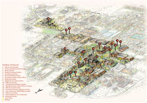 University Of Missouri Columbia Map | East Map