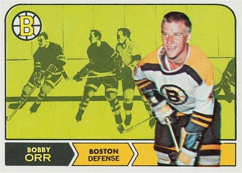 1968 Topps Bobby Orr #2 Hockey Card Value Price Guide