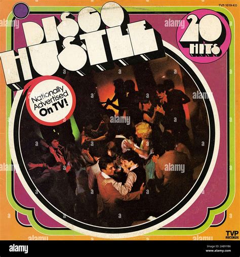 Disco Hustle - Vintage vinyl album cover Stock Photo - Alamy