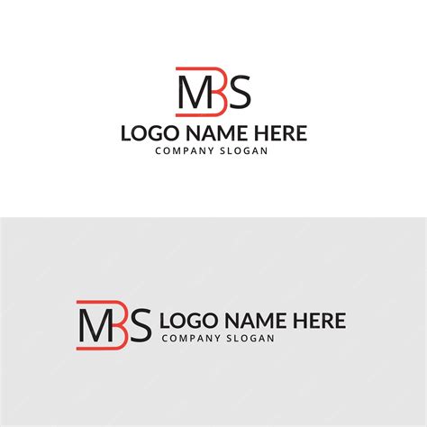 Premium Vector | Mbs letter logo