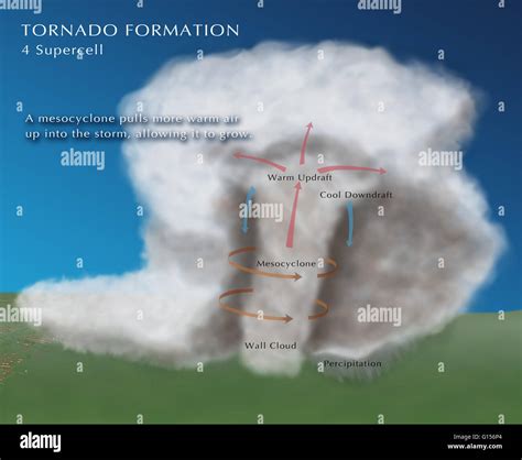 Tornado Formation Diagram