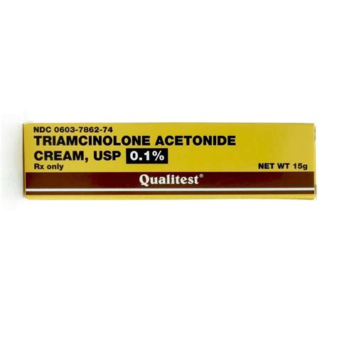 Triamcinolone Acetonide, 0.1%, Cream, 15gm Tube | McGuff