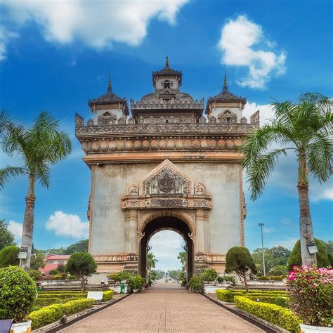 Patuxai literally meaning Victory Gate in Vientiane,Laos - Travel Off Path