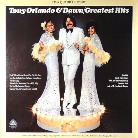 Tony Orlando & Dawn - Greatest Hits (Vinyl, LP, Compilation, Quadraphonic) | Discogs