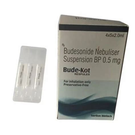 Budesonide Allopathic 0.5mg Bude-Kot Nebuliser Suspension for Inhalation Use, Packaging Size ...