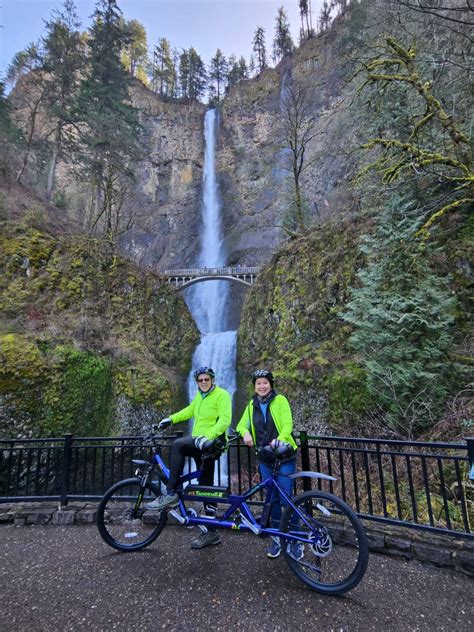 Riding the Columbia Gorge Waterfalls loop - TandemEZ