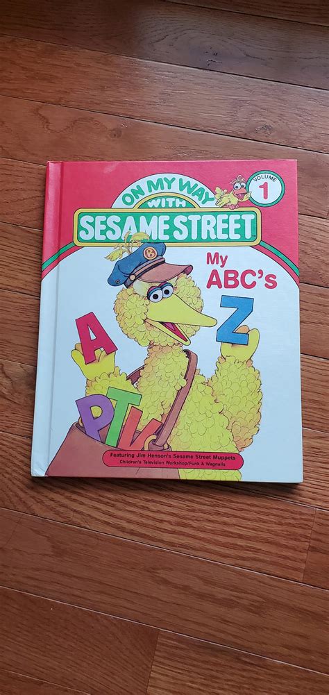 Sesame Street ABC Book 1989 - Etsy