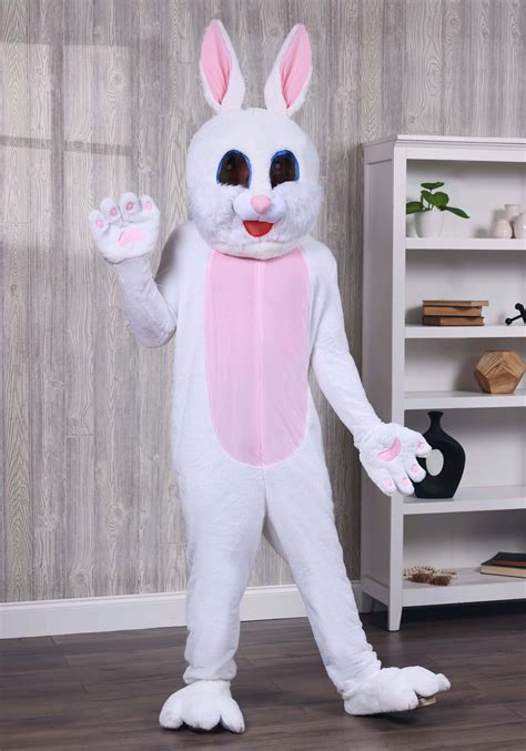 Mascot Easter Bunny Costume for Adults