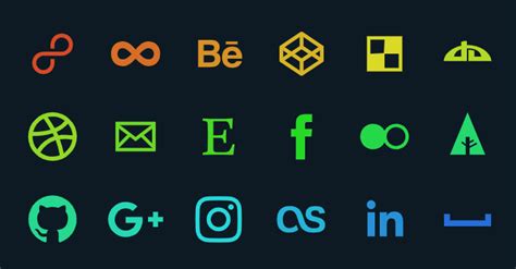 Bootstrap 4 animated svg social icons | Social icons, Icon, Animation