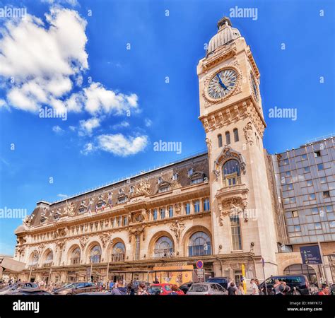 PARIS, FRANCE - JULY 09, 2016 : Station Gare de Lyon is one of the ...