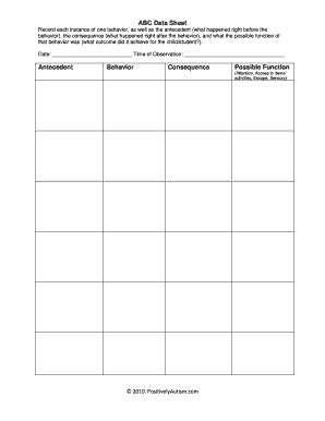 Abc Data Sheet Pdf - Fill and Sign Printable Template Online