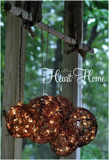 Easy DIY Outdoor Light! | Diy outdoor lighting, Outdoor chandelier, Diy ...