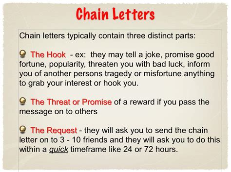 What Is A Chain Letter - Design Talk